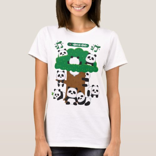 Funny pandas T_Shirt