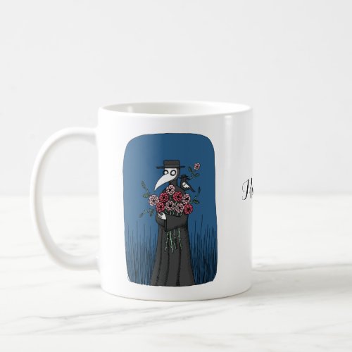Funny Pandemic Plague Doctor Valentines day gift Coffee Mug