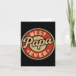 Funny Papa Art For Grandpa From Grandkids Father's Card