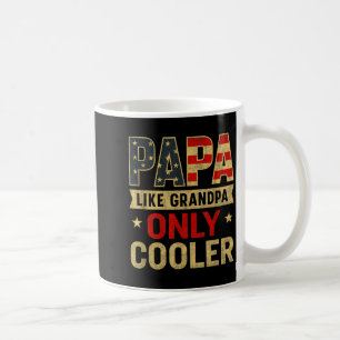 Funny Papa Art For Grandpa From Grandkids Father's Coffee Mug