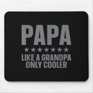 Funny Papa Art For Grandpa From Grandkids Father's Mouse Pad