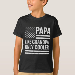 Funny Papa Art For Grandpa From Grandkids Father's T-Shirt