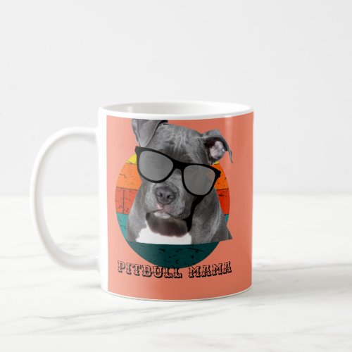 Funny papa pitbull mothers day coffee mug