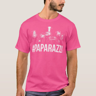 Funny Paparazzi Photographer Photography Camera Lo T-Shirt