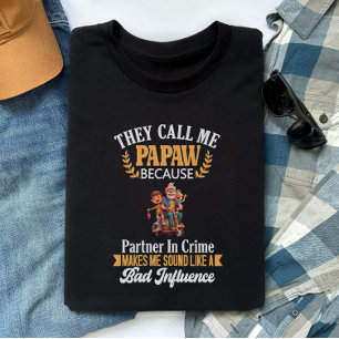Funny Papaw, Grandpa, Grandfather, Customizable T-Shirt