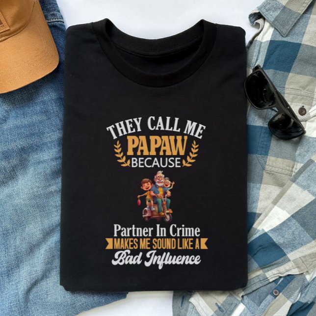 Funny Papaw, Grandpa, Grandfather, Customizable T-Shirt (Creator Uploaded)