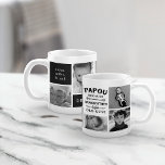 Funny Papou Grandfather Photo Collage Coffee Mug<br><div class="desc">Grandfather is for old men, so he's Papou instead! This awesome quote & photo mug is perfect for Father's Day, birthdays, or to celebrate a new grandpa or grandpa to be. Design features the saying "Papou, because grandfather is for old guys" in black lettering, in a collage layout with seven...</div>
