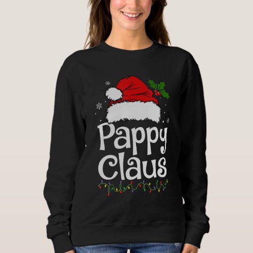 Funny Pappy Claus Christmas Pajamas Santa Sweatshirt