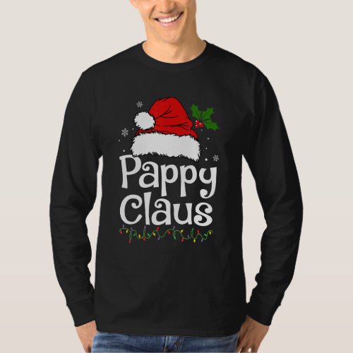 Funny Pappy Claus Christmas Pajamas Santa T_Shirt