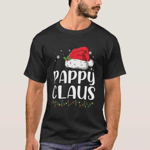 Funny Pappy Claus Christmas T_Shirt Pajamas Santa 