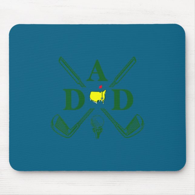 Funny Par Dad Golf Matching Golfing Quote Party Ck Mouse Pad (Front)