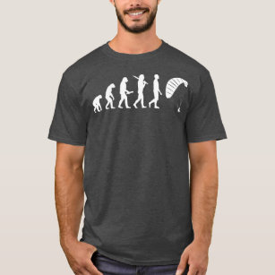 Funny Paragliding Evolution Gift For Paragliders T-Shirt