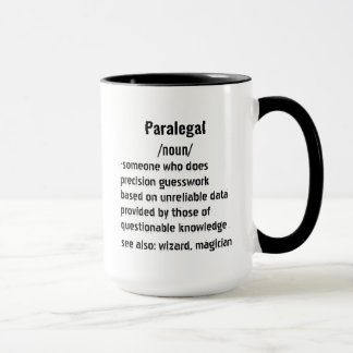 funny Paralegal Definition gifts for men women Mug