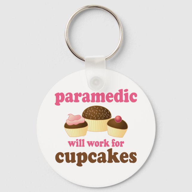 Funny Paramedic Keychain (Front)