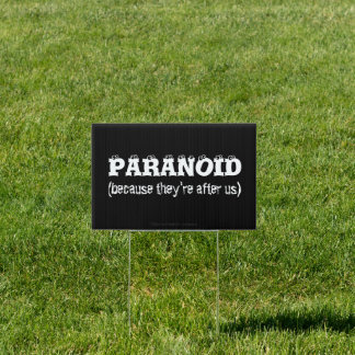 Funny Paranoid Anti Deep State Great Reset Truth Sign