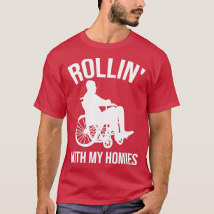 Funny Paraplegic Handicap Wheelchair Paraplegia23 T-Shirt