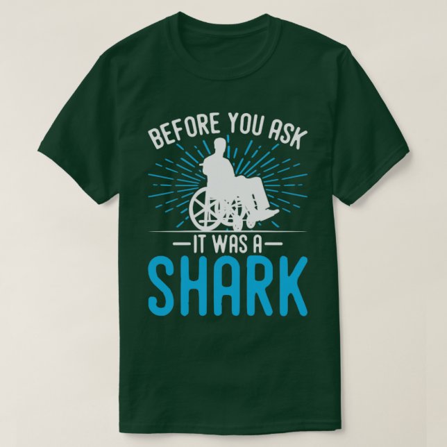 Funny Paraplegic Handicap Wheelchair Paraplegia T-Shirt (Design Front)
