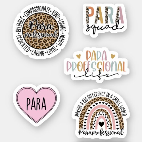 Funny Paraprofessional Pack Sticker