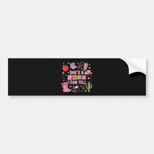 Funny Paraprofessional - She's A Para I Can Tell Bumper Sticker