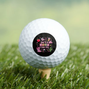 Funny Paraprofessional - She's A Para I Can Tell Golf Balls