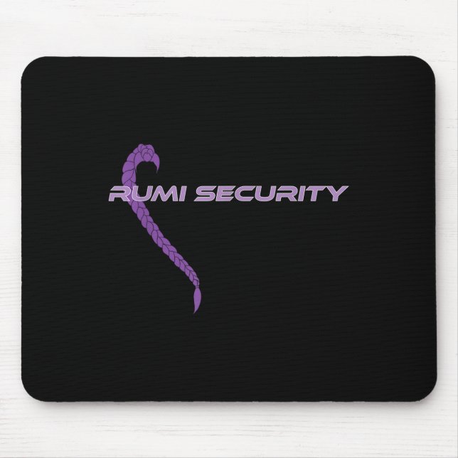 Funny Parent Halloween Costume Idea –“rumi Securit Mouse Pad (Front)