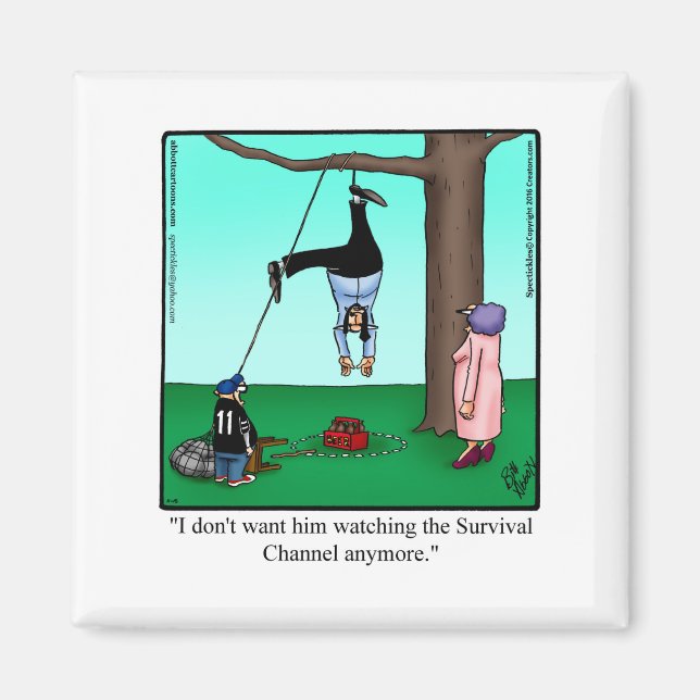 Funny Parenthood Humor Refrigerator Magnet (Front)
