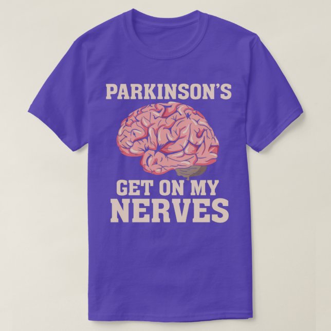 Funny Parkinsons Diseased Humor Gift T-Shirt (Design Front)
