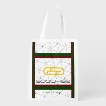 Funny Parody Fake Brand "goochee" (yes  It's Fake) Grocery Bag by vicesandverses at Zazzle