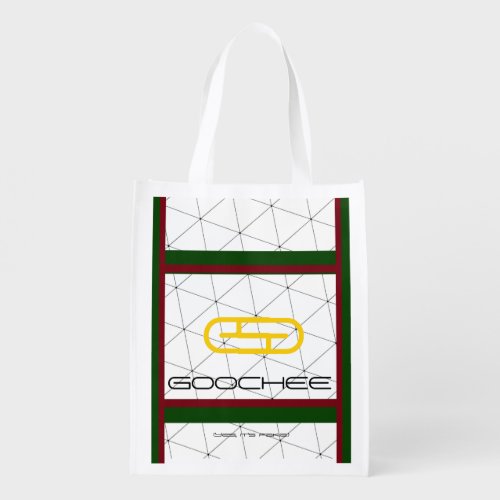 Funny Parody Fake Brand Goochee Yes its fake Grocery Bag