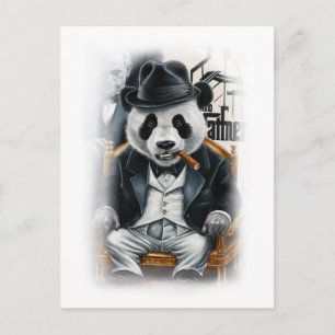 Funny Parody Movie Design on a White Holiday Postcard