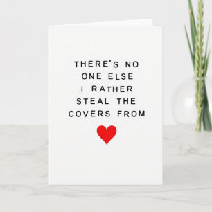 Funny Partner Cover Thief Love Card