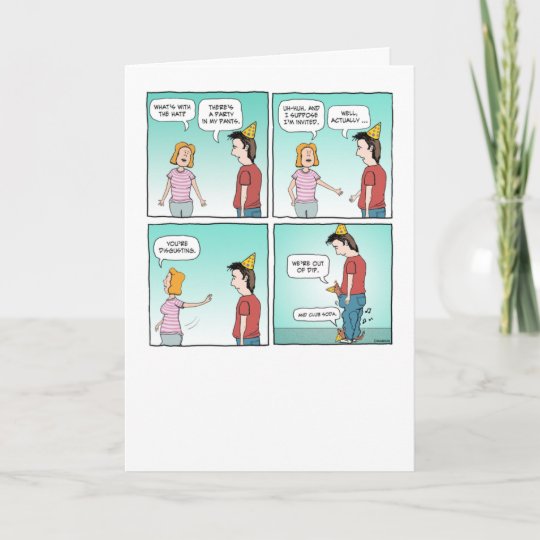 Funny Party in My Pants Birthday Card | Zazzle.com