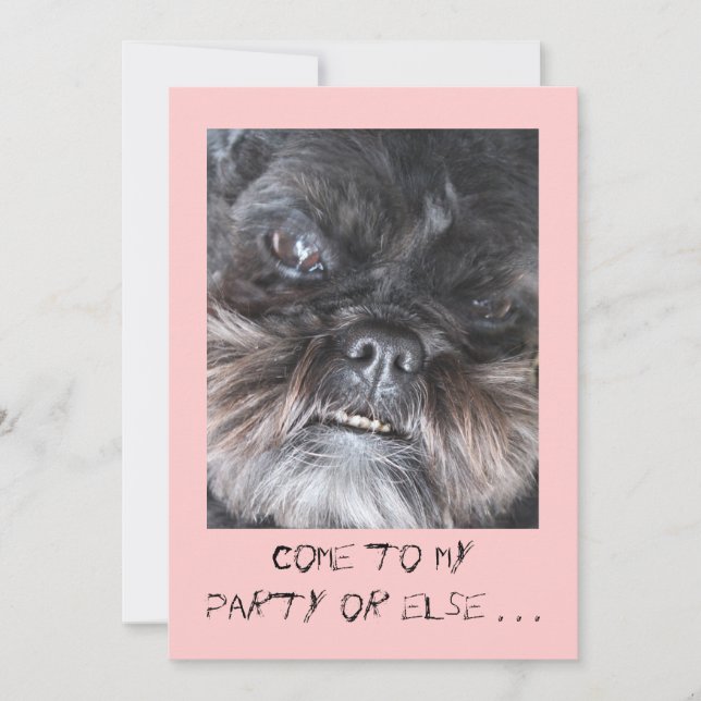 Funny party invitation (Front)