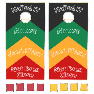 Funny Party Reception Backyard Cornhole Game