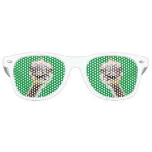 Funny Party Sunglasses Happy Ostrich Smile