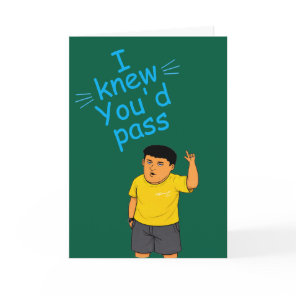 Funny passed the bar exam card