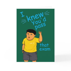 funny Passed the bar exam card