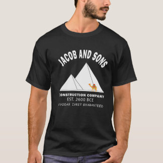 Funny Passover Hebrew Construction Egypt Pyramids T-Shirt