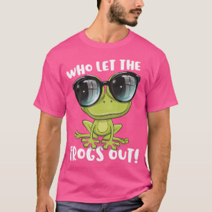Funny Passover Who Let The Frogs Ou Jewish Seder T-Shirt