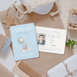 Funny passport 1st birthday invitation<br><div class="desc">It is a 1st birthday invitation</div>