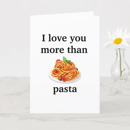 Funny Pasta Joke Surprise Inside Valentines Day Card