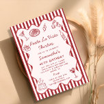 Funny Pasta La Vista Italian Dinner 40th Birthday Invitation<br><div class="desc">Pasta La Vista, 30s! Funny Italian-Themed 40th Birthday Invitation – Editable & Printable Template for Her Say ciao to your 30s and saluti to fabulous 40 with this hilarious and stylish Italian dinner party invitation! Perfect for pasta lovers and wine enthusiasts, this editable, printable invite sets the scene for a...</div>