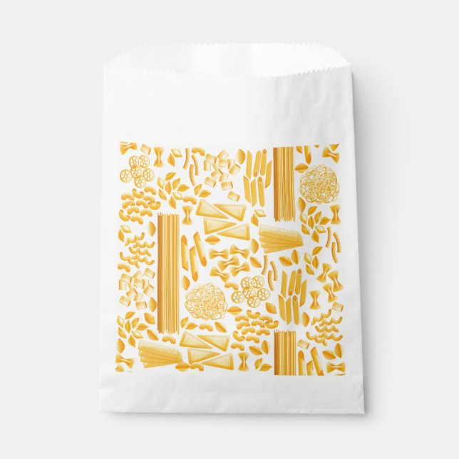 funny pasta print noodles pattern  favor bag (Front)