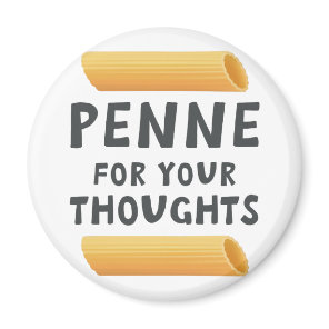 Funny Pasta Pun Magnet