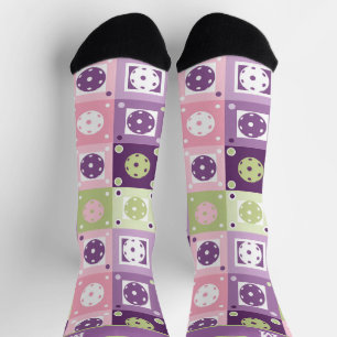 Funny pastel colors  Pickleball  Socks