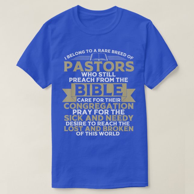 Funny Pastor Appreciation Gift Christian Preacher  T-Shirt (Design Front)