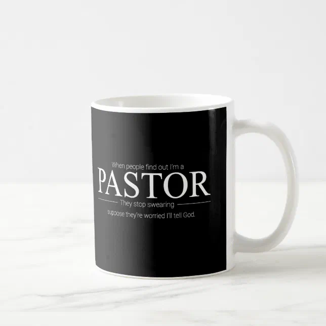 Funny Pastor Appreciation Mug | Zazzle