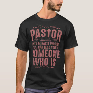 Funny Pastor Gift For Men Cool Christian Church Ap T-Shirt