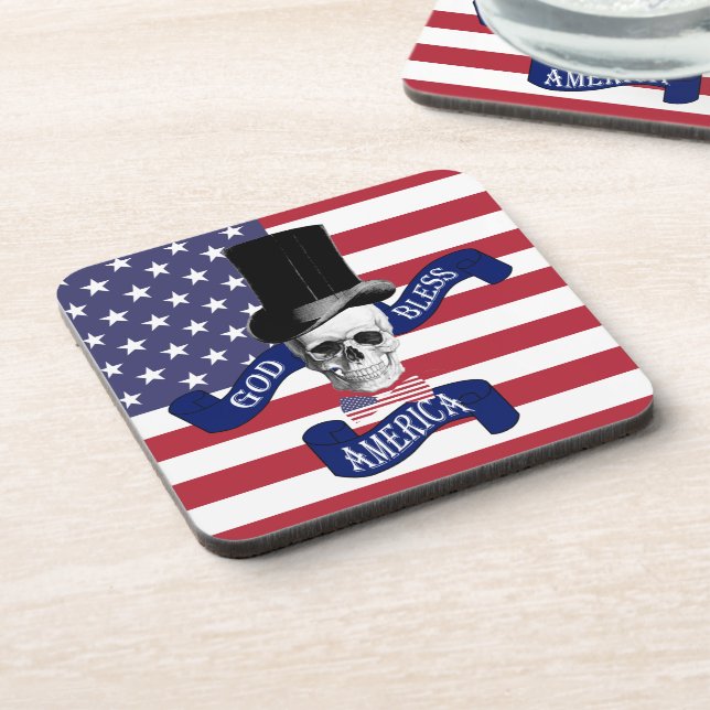 Funny patriotic American Coaster (Left Side)