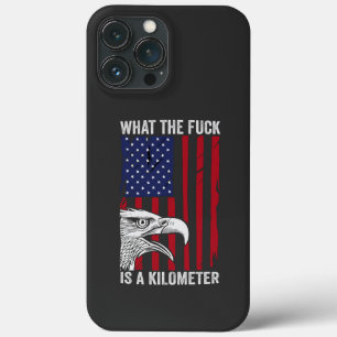 Funny Patriotic Distressed American Eagle Flag iPhone 13 Pro Max Case